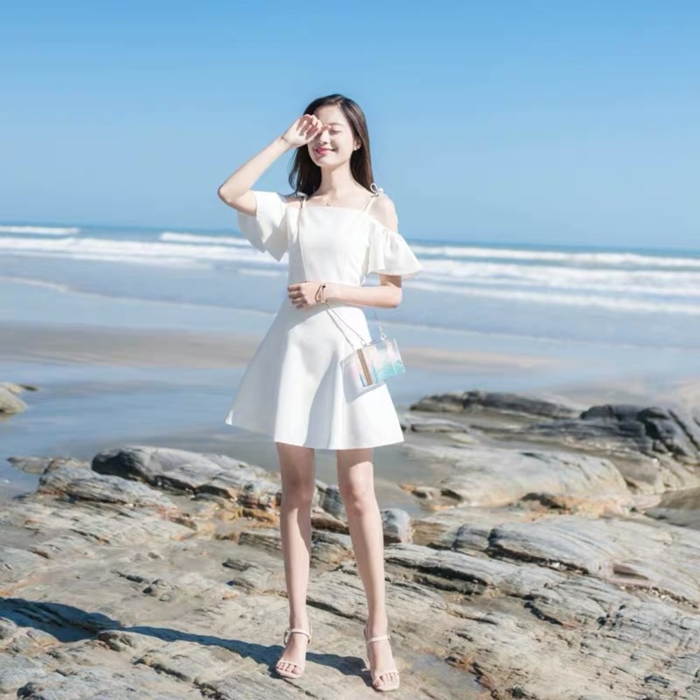 White off shoulder dress - NEW